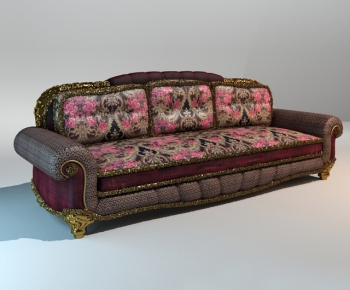 European Style Three-seat Sofa-ID:272345895