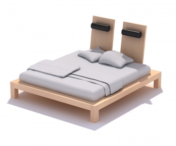 Modern Double Bed-ID:287047742