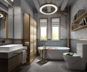 Industrial Style TOILET-ID:649724288