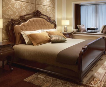 American Style European Style Bedroom-ID:488614533