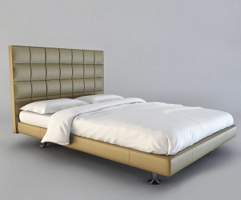 Modern Double Bed-ID:157308228