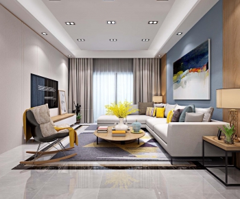 Modern A Living Room-ID:877159347