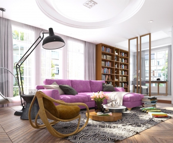 Nordic Style A Living Room-ID:834056792