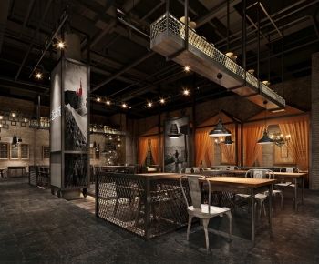 Industrial Style Cafe-ID:368088195