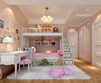 European Style Girl's Room Daughter's Room-ID:258376733