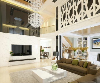 Modern A Living Room-ID:916571279