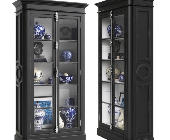 American Style Wine Cabinet-ID:701823796