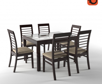 Modern Dining Table And Chairs-ID:685969982