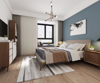 Nordic Style Bedroom-ID:670680539