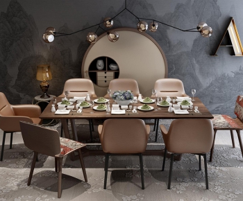 Modern Nordic Style Dining Room-ID:763861748