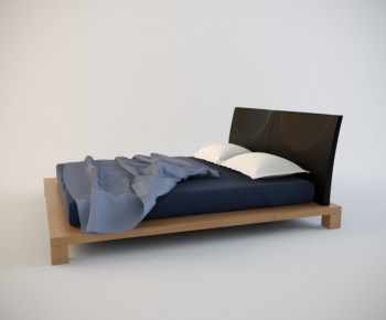 Modern Double Bed-ID:786987845