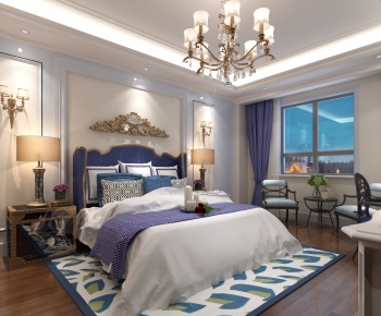 Simple European Style Bedroom-ID:953002395
