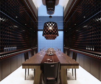 Modern Wine Cellar/Wine Tasting Room-ID:115783754