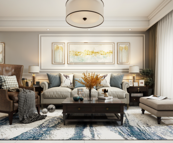 American Style A Living Room-ID:902394899