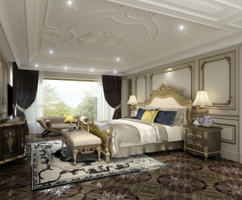 European Style French Style Bedroom-ID:458543168