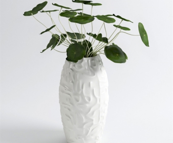 Modern Potted Green Plant-ID:706159444
