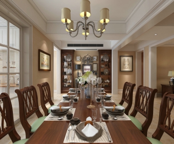 American Style Dining Room-ID:348050183