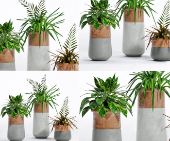Nordic Style Potted Green Plant-ID:307558772