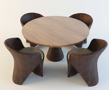 Modern Dining Table And Chairs-ID:867398135