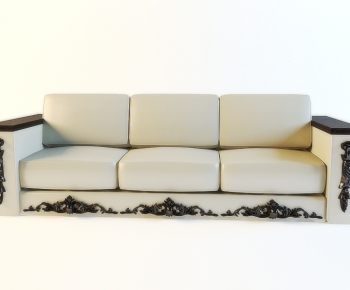 Modern Three-seat Sofa-ID:443330755