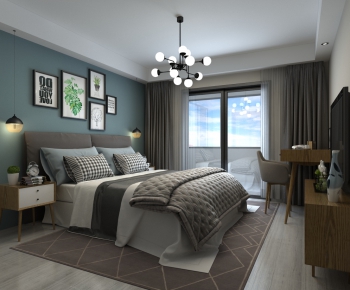 Nordic Style Bedroom-ID:388491633