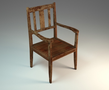 Country Style Single Chair-ID:291157634