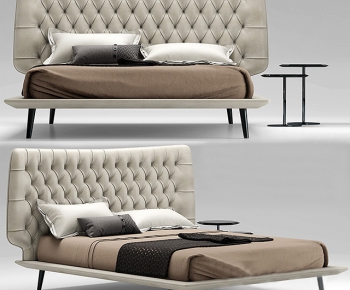 Modern Double Bed-ID:823225319