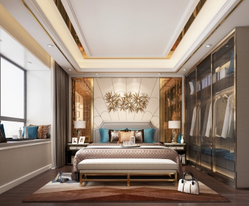 New Chinese Style Bedroom-ID:846945935