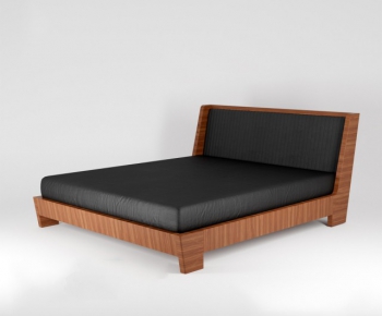 Modern Double Bed-ID:709340571