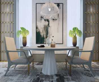 Modern Dining Table And Chairs-ID:253855678