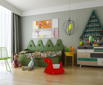Nordic Style Simple European Style Children's Room-ID:308882691