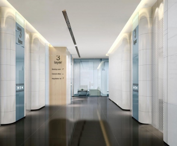 Modern Corridor/elevator Hall-ID:626404223