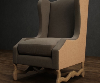American Style Simple European Style Single Chair-ID:174612529
