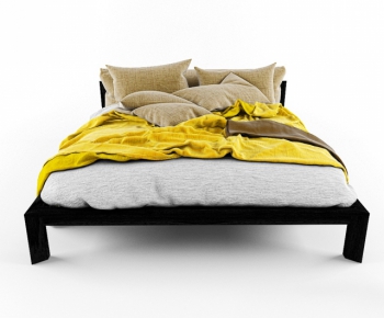 Modern Double Bed-ID:291042477