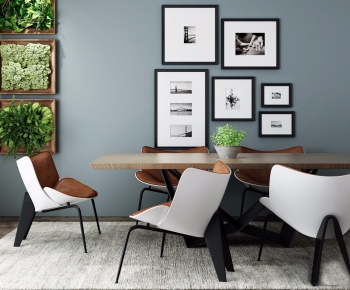 Nordic Style Dining Table And Chairs-ID:726724777
