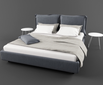 Modern Double Bed-ID:574414717