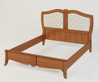 European Style Double Bed-ID:364290413