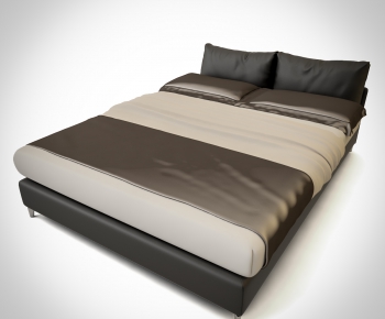 Modern Double Bed-ID:588834364