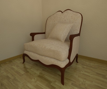 European Style Single Sofa-ID:384345621