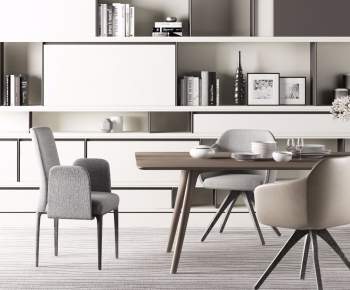Modern Nordic Style Dining Table And Chairs-ID:382503221