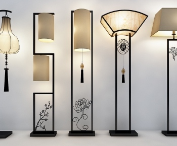 New Chinese Style Floor Lamp-ID:193410473