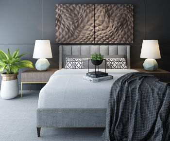 Modern Nordic Style Bedroom-ID:811584691