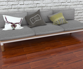Modern Three-seat Sofa-ID:490159889