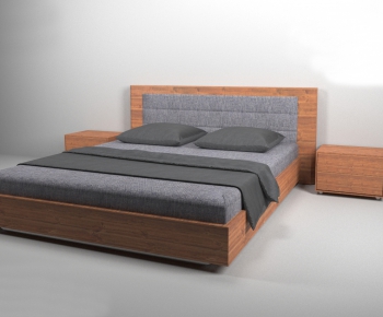 Modern Double Bed-ID:341934548