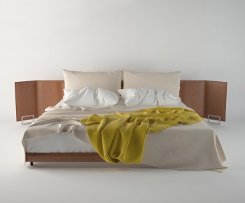 Modern Double Bed-ID:573063628