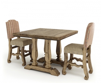 American Style Country Style Leisure Table And Chair-ID:862872935