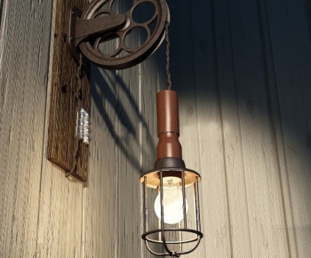 LOFT Industrial Style Wall Lamp-ID:175300659