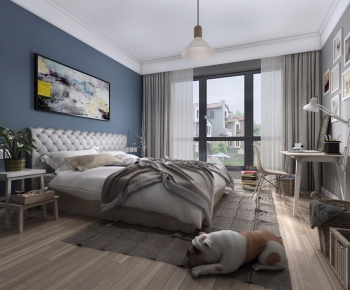 Modern Nordic Style Bedroom-ID:354650738