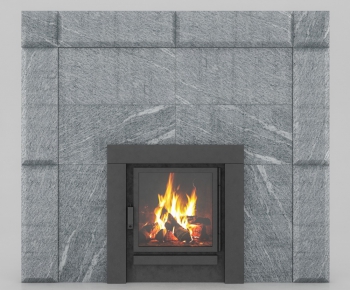 Modern Fireplace-ID:388977836