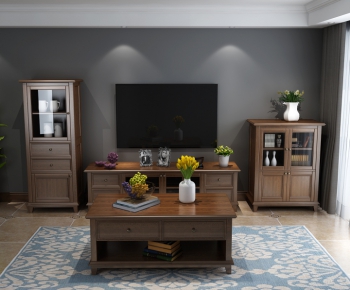 American Style TV Cabinet-ID:825278321